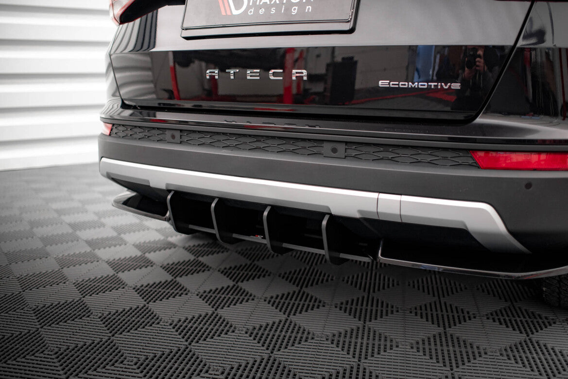 Street Pro Heckansatz Diffusor passend für Seat Ateca Mk1 schwarz matt