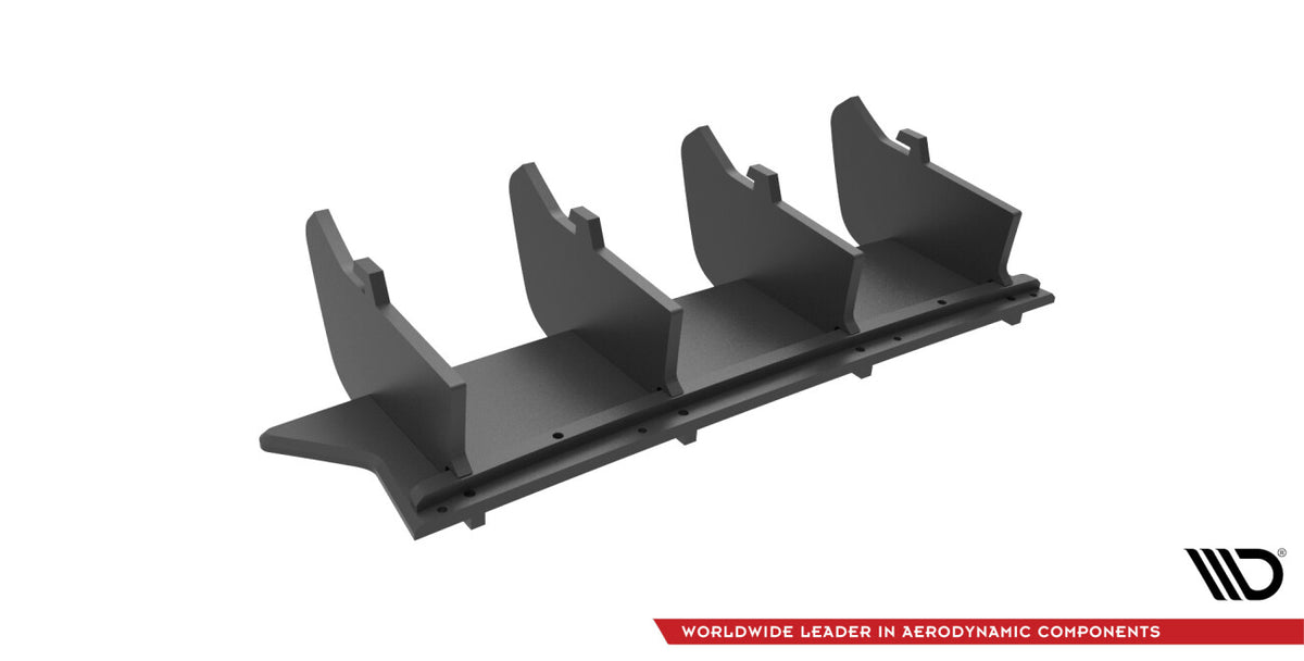 Street Pro Heckansatz Diffusor passend für Seat Ateca Mk1 schwarz matt