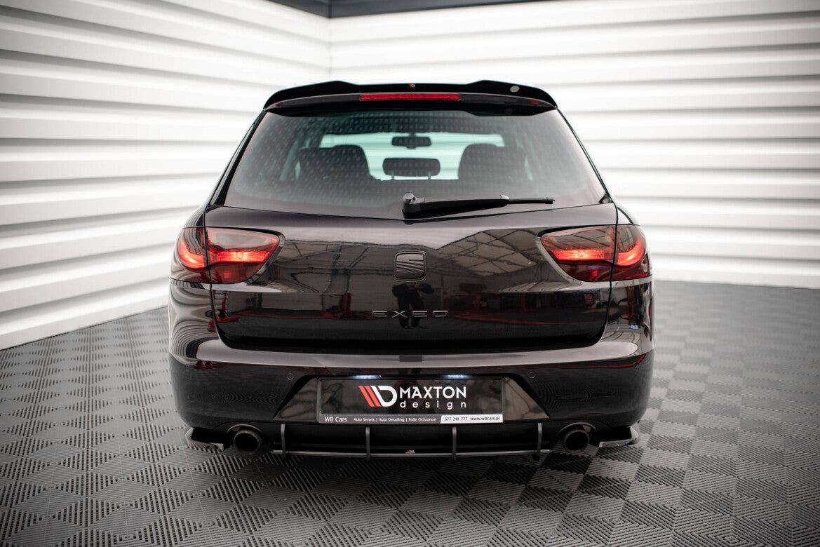 Street Pro Heckansatz Diffusor passend für Seat Exeo schwarz matt