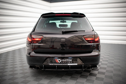 Street Pro Heckansatz Diffusor passend für Seat Exeo schwarz matt