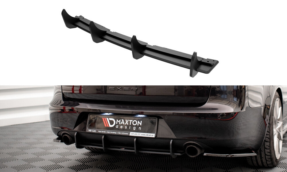 Street Pro Heckansatz Diffusor passend für Seat Exeo schwarz matt