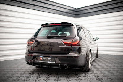 Street Pro Heckansatz Diffusor passend für Seat Exeo schwarz matt