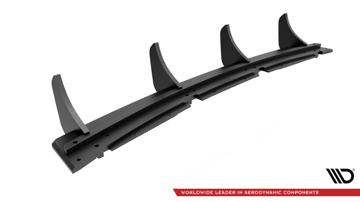 Street Pro Heckansatz Diffusor passend für Seat Exeo schwarz matt