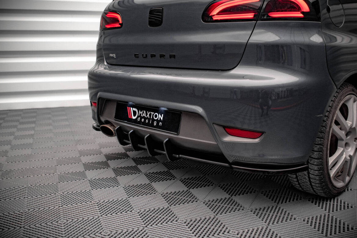 Street Pro Heckansatz Diffusor passend für Seat Ibiza CUPRA Mk3 schwarz matt