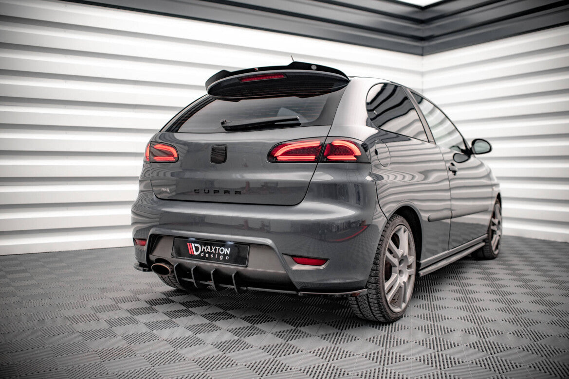 Street Pro Heckansatz Diffusor passend für Seat Ibiza CUPRA Mk3 schwarz matt