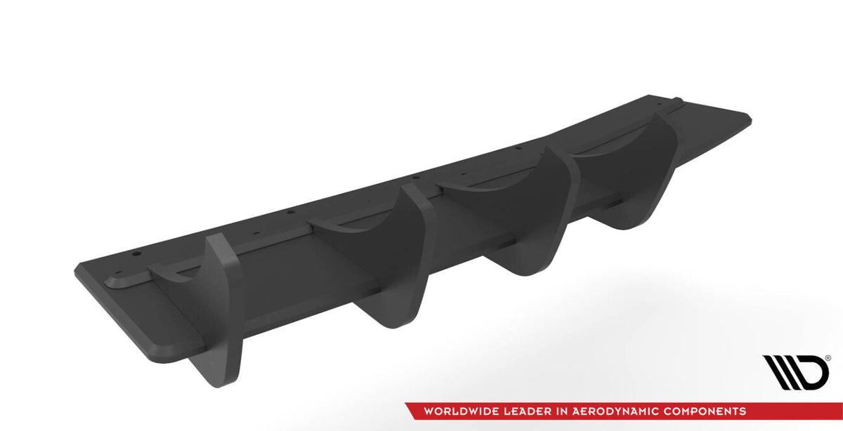 Street Pro Heckansatz Diffusor passend für Seat Ibiza CUPRA Mk3 schwarz matt