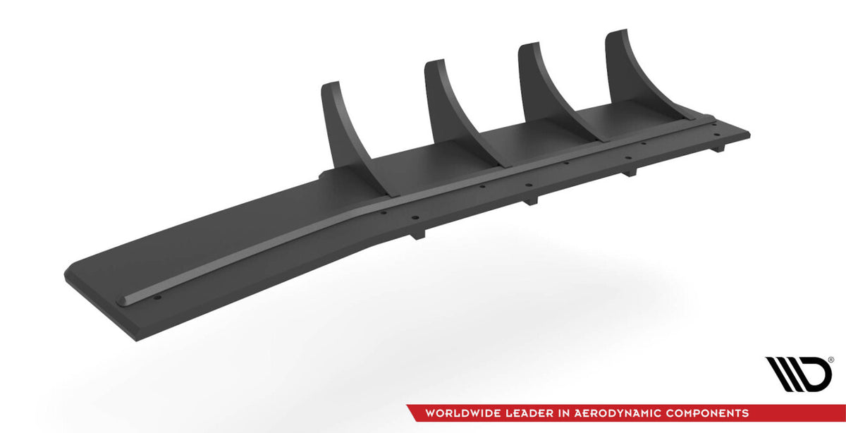 Street Pro Heckansatz Diffusor passend für Seat Ibiza CUPRA Mk3 schwarz matt