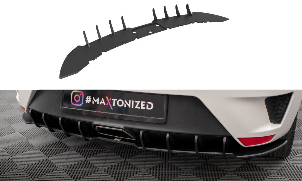 Street Pro Heckansatz Diffusor passend für Seat Ibiza CUPRA Sport Coupe Mk4
