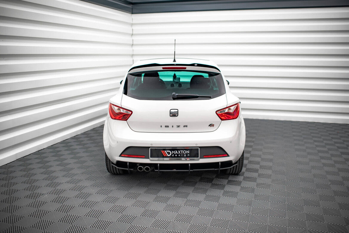 Street Pro Heckansatz Diffusor passend für Seat Ibiza FR SC Mk4 FL schwarz matt