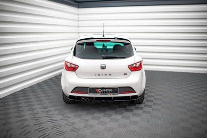 Street Pro Heckansatz Diffusor passend für Seat Ibiza FR SC Mk4 FL schwarz matt