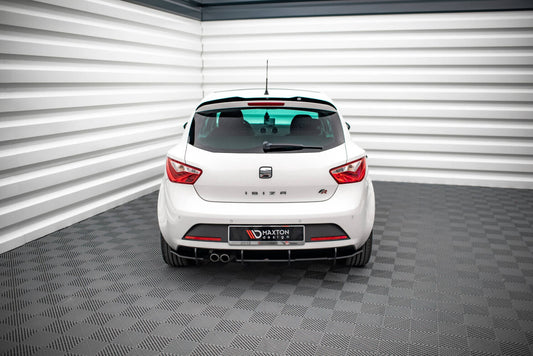Street Pro Heckansatz Diffusor passend für Seat Ibiza FR SC Mk4 FL schwarz matt