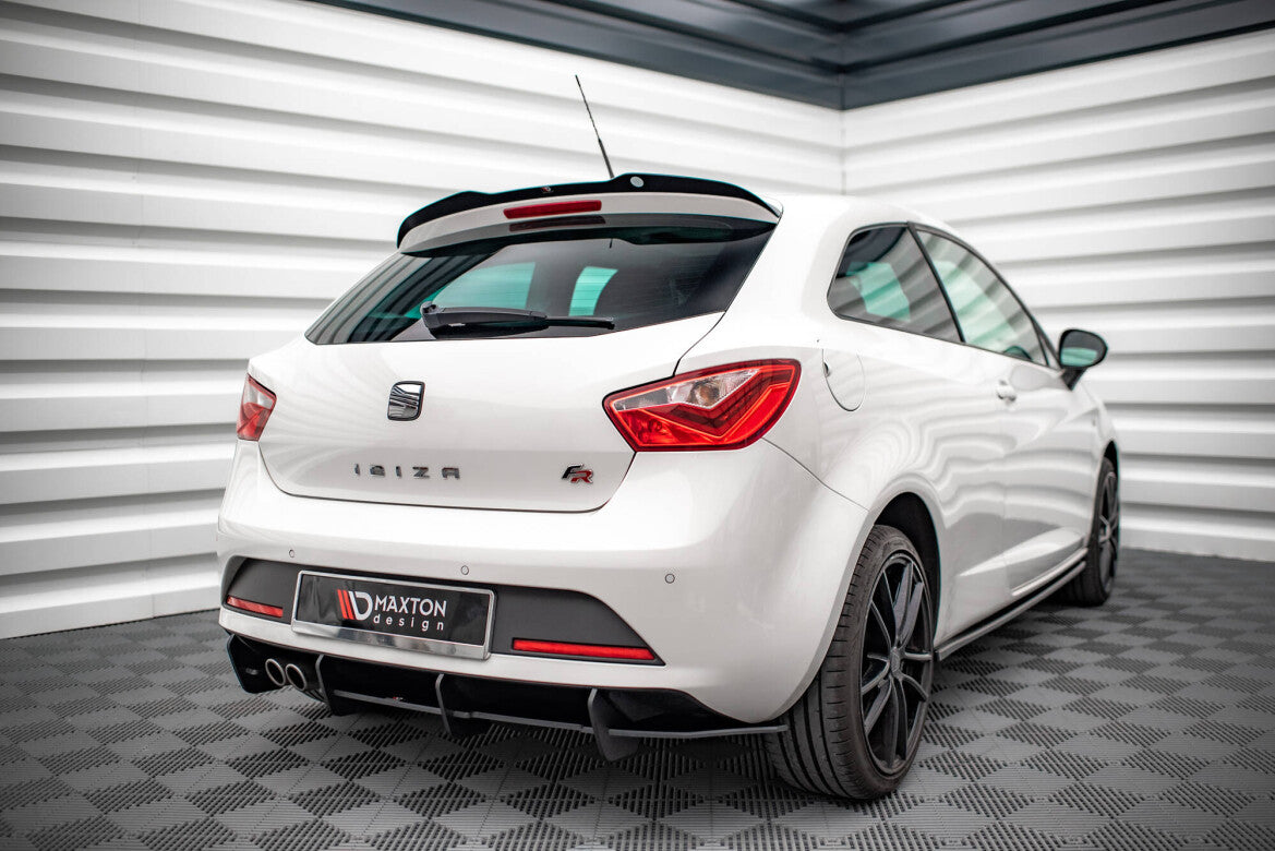 Street Pro Heckansatz Diffusor passend für Seat Ibiza FR SC Mk4 FL schwarz matt