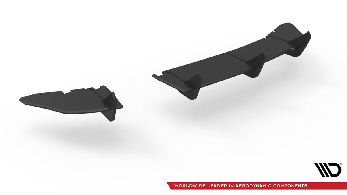 Street Pro Heckansatz Diffusor passend für Seat Ibiza FR SC Mk4 FL schwarz matt