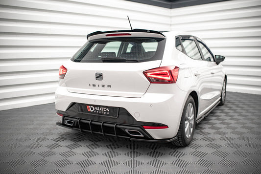 Street Pro Heckansatz Diffusor passend für Seat Ibiza FR/ Standard Mk5 schwarz matt