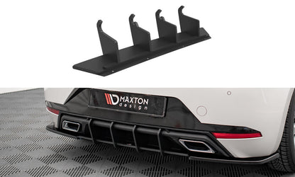 Street Pro Heckansatz Diffusor passend für Seat Ibiza FR/ Standard Mk5 schwarz matt