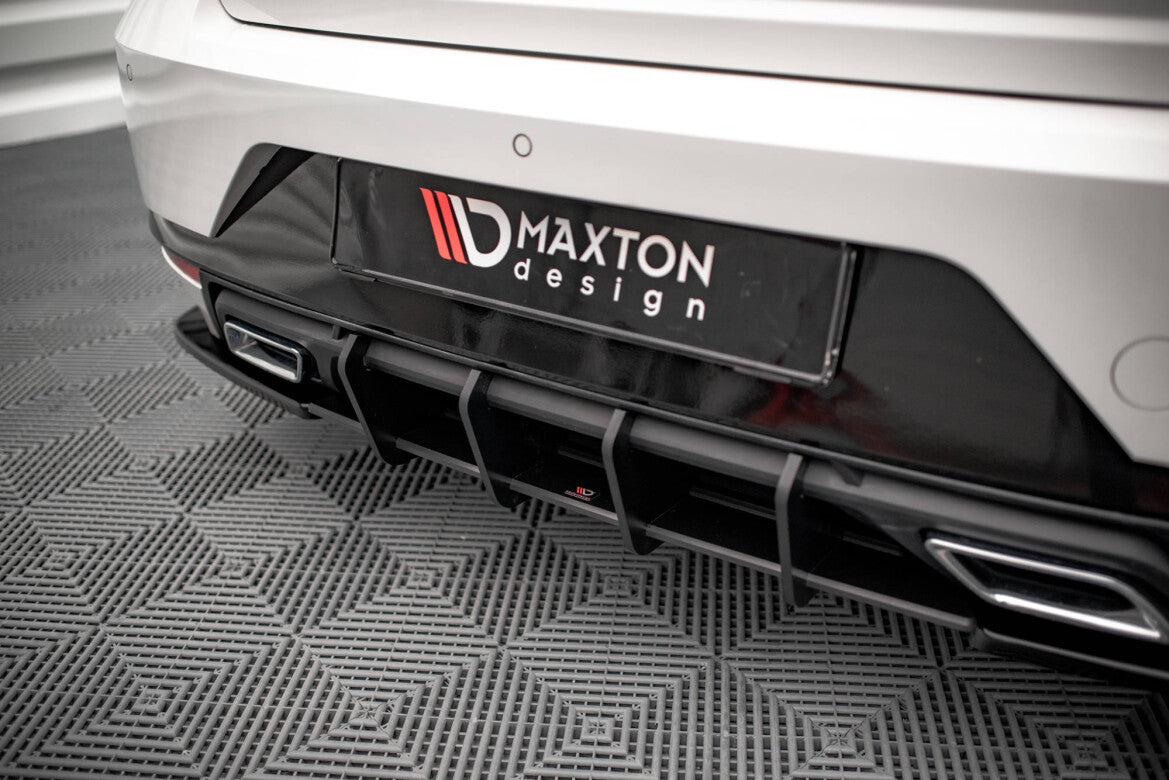 Street Pro Heckansatz Diffusor passend für Seat Ibiza FR/ Standard Mk5 schwarz matt