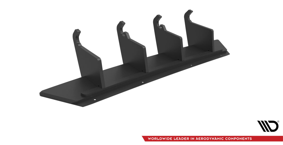 Street Pro Heckansatz Diffusor passend für Seat Ibiza FR/ Standard Mk5 schwarz matt