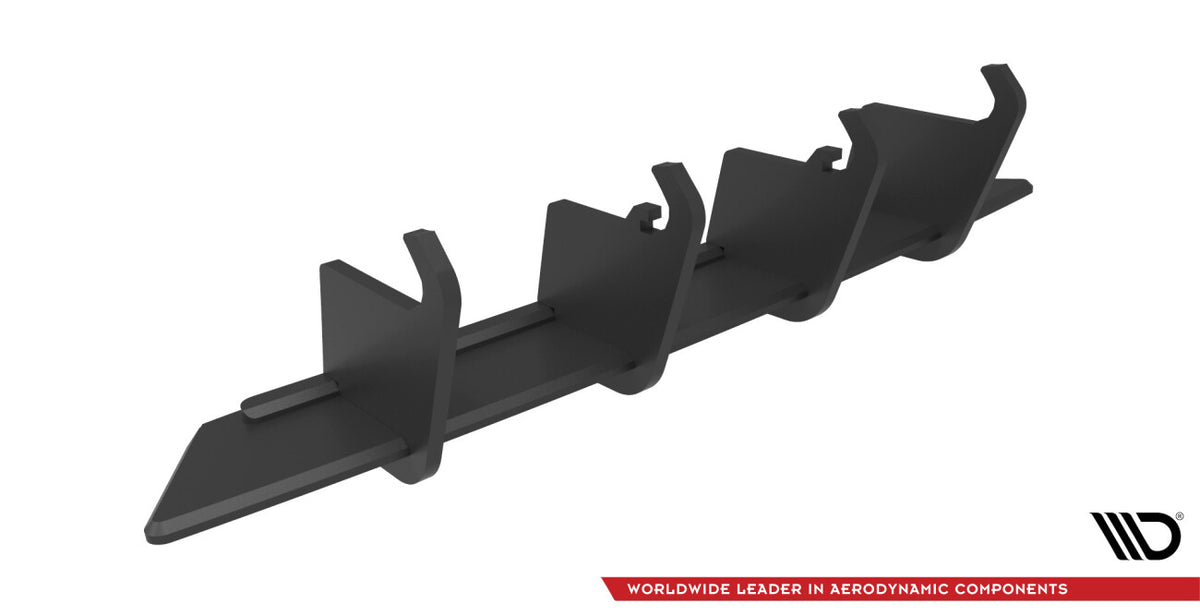 Street Pro Heckansatz Diffusor passend für Seat Ibiza FR/ Standard Mk5 schwarz matt