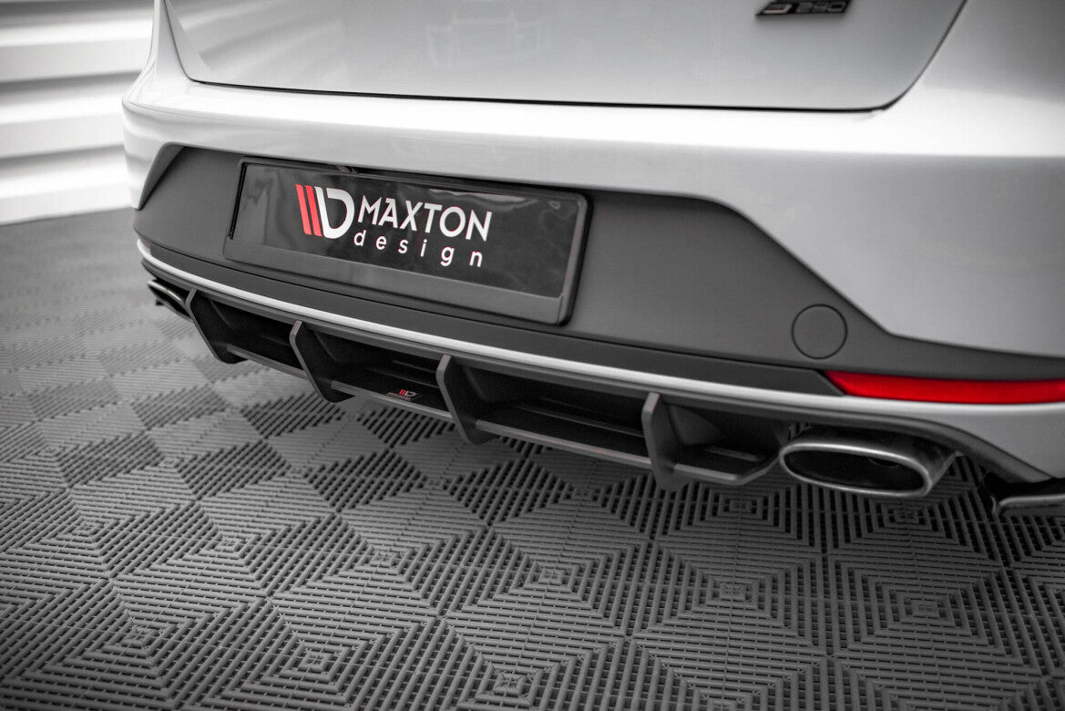 Street Pro Heckansatz Diffusor passend für Seat Leon CUPRA Sportstourer Mk3 schwarz matt