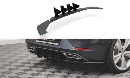 Street Pro Heckansatz Diffusor passend für Seat Leon FR Hatchback Mk4 schwarz matt