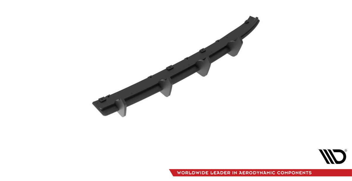 Street Pro Heckansatz Diffusor passend für Seat Leon FR Sportstourer Mk3 schwarz matt