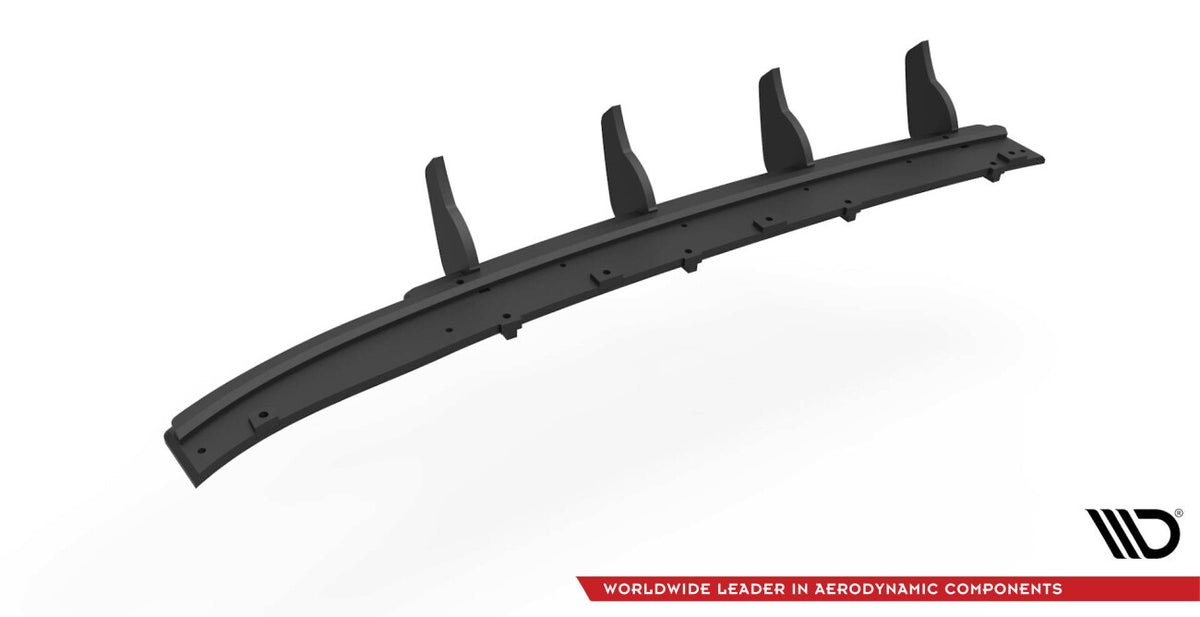 Street Pro Heckansatz Diffusor passend für Seat Leon FR Sportstourer Mk3 schwarz matt