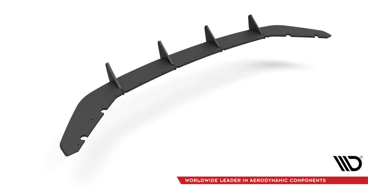 Street Pro Heckansatz Diffusor passend für Seat Leon Hatchback Mk3 schwarz matt