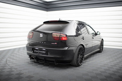 Street Pro Heckansatz Diffusor passend für Seat Leon Mk1 CUPRA schwarz matt
