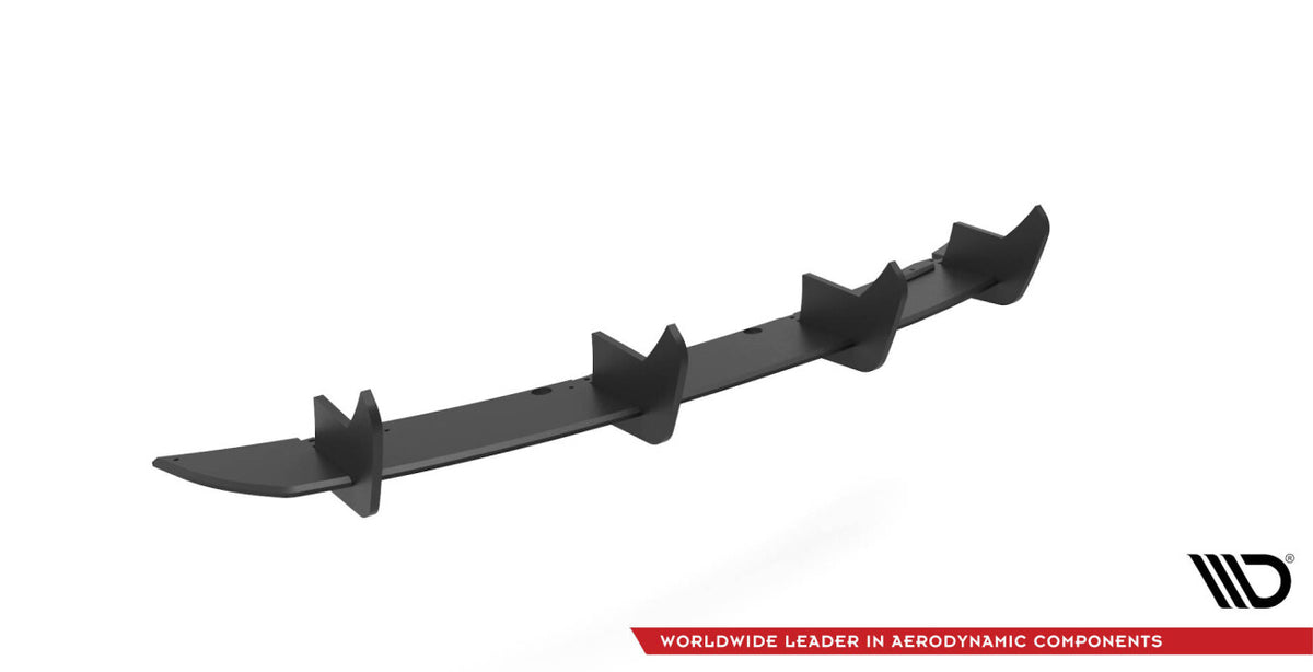 Street Pro Heckansatz Diffusor passend für Skoda Fabia Combi Mk3 FL schwarz matt