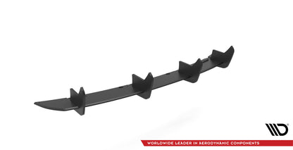 Street Pro Heckansatz Diffusor passend für Skoda Fabia Combi Mk3 FL schwarz matt