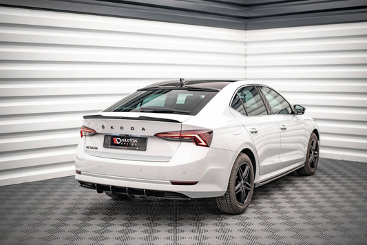 Street Pro Heckansatz Diffusor passend für Skoda Octavia Mk4 schwarz matt