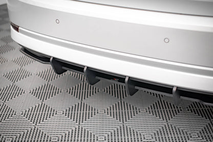 Street Pro Heckansatz Diffusor passend für Skoda Octavia Mk4 schwarz matt