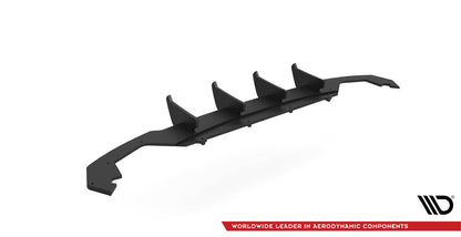 Street Pro Heckansatz Diffusor passend für Skoda Octavia Mk4 schwarz matt