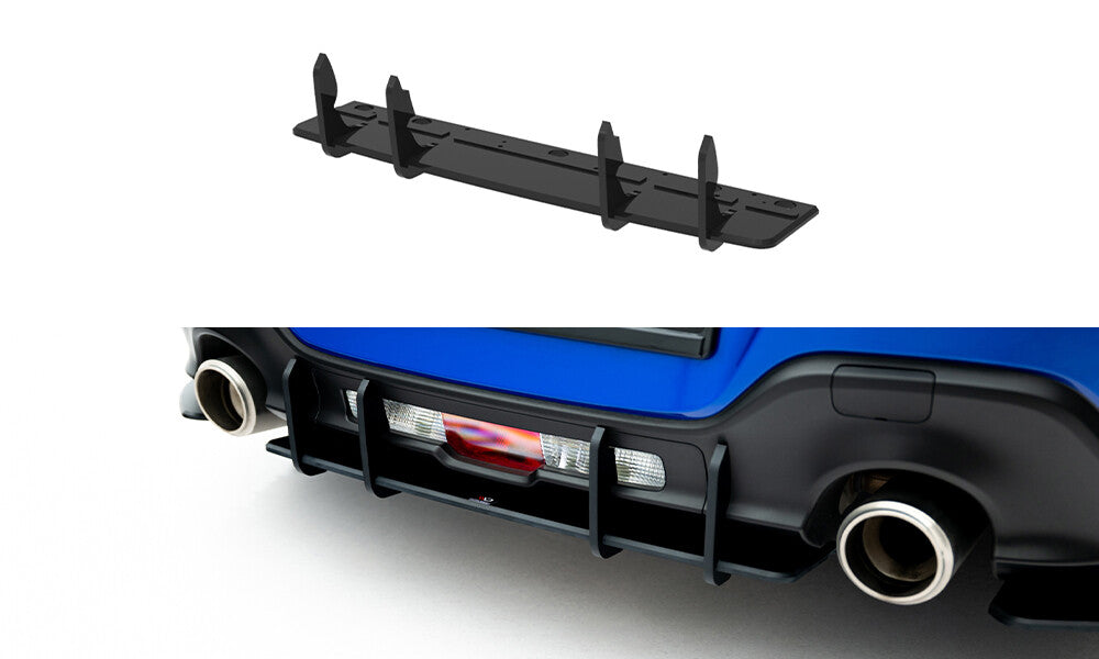 Street Pro Heckansatz Diffusor passend für Subaru BRZ Mk2 schwarz matt