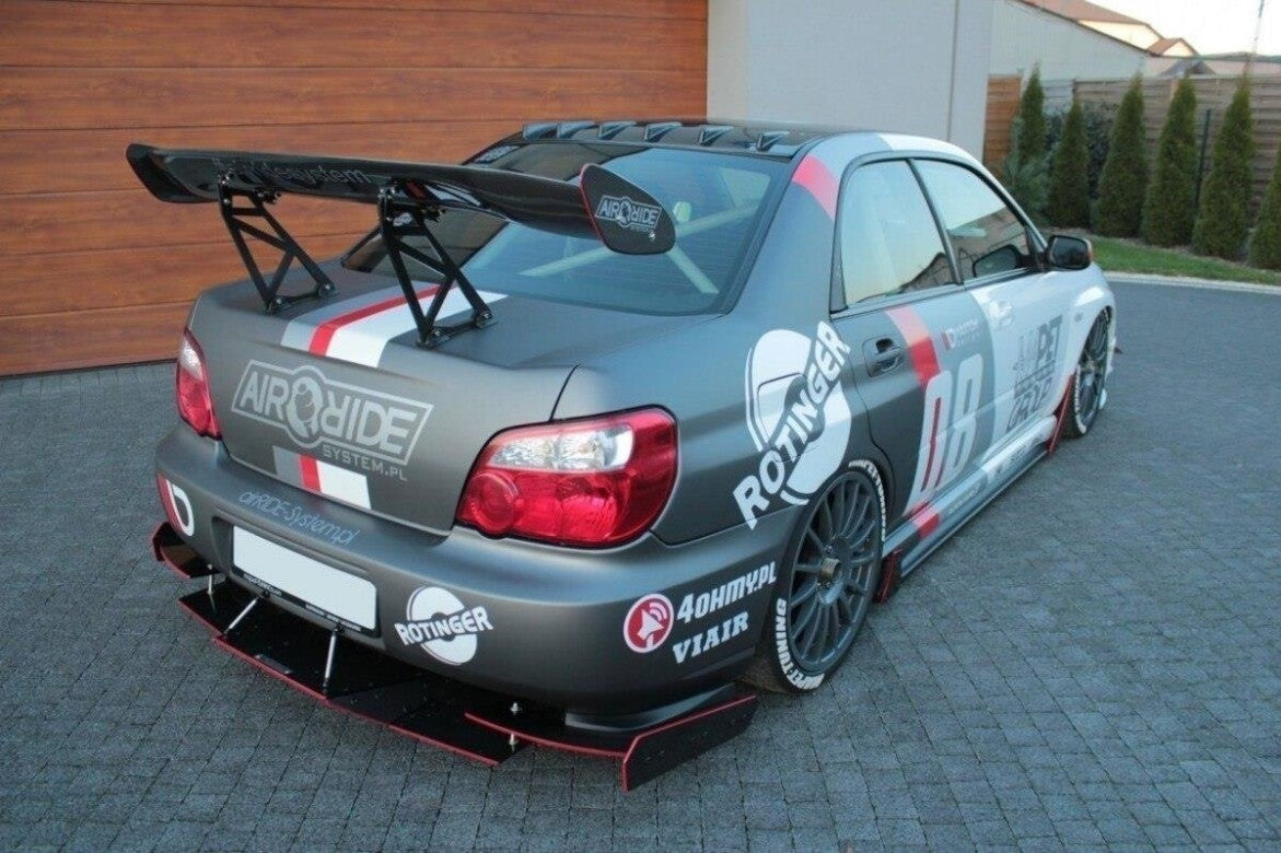 Street Pro Heckansatz Diffusor passend für Subaru Impreza WRX STI (BLOBEYE) schwarz matt