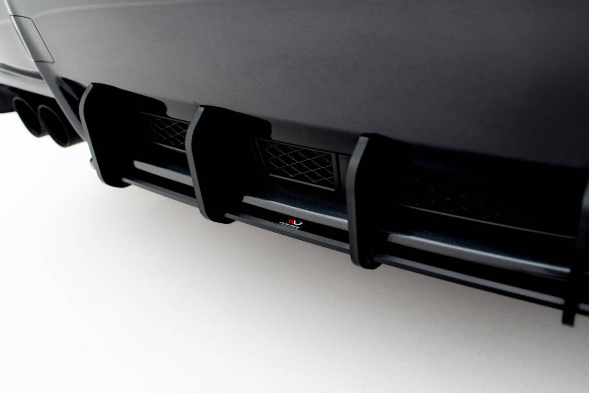 Street Pro Heckansatz Diffusor passend für Subaru Impreza WRX STI Mk3 FL schwarz matt