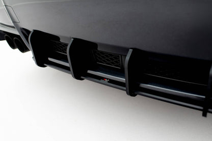 Street Pro Heckansatz Diffusor passend für Subaru Impreza WRX STI Mk3 FL schwarz matt