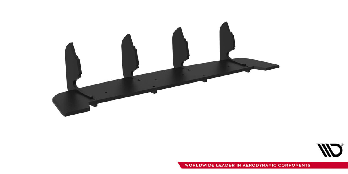 Street Pro Heckansatz Diffusor passend für Subaru Impreza WRX STI Mk3 FL schwarz matt