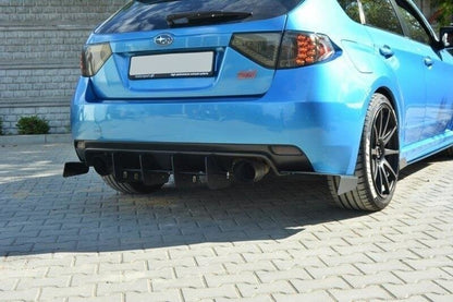 Street Pro Heckansatz Diffusor passend für Subaru Impreza WRX STI Mk3 schwarz matt
