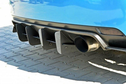 Street Pro Heckansatz Diffusor passend für Subaru Impreza WRX STI Mk3 schwarz matt