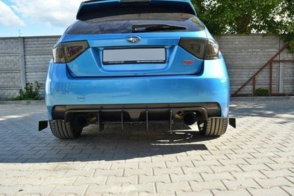 Street Pro Heckansatz Diffusor passend für Subaru Impreza WRX STI Mk3 schwarz matt