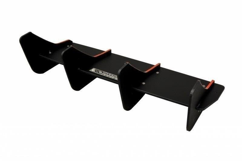 Street Pro Heckansatz Diffusor passend für Subaru Impreza WRX STI Mk3 schwarz matt