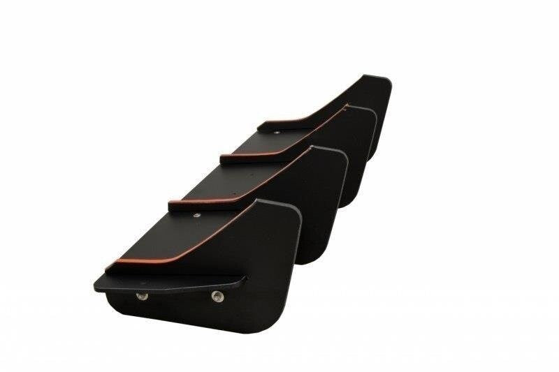 Street Pro Heckansatz Diffusor passend für Subaru Impreza WRX STI Mk3 schwarz matt