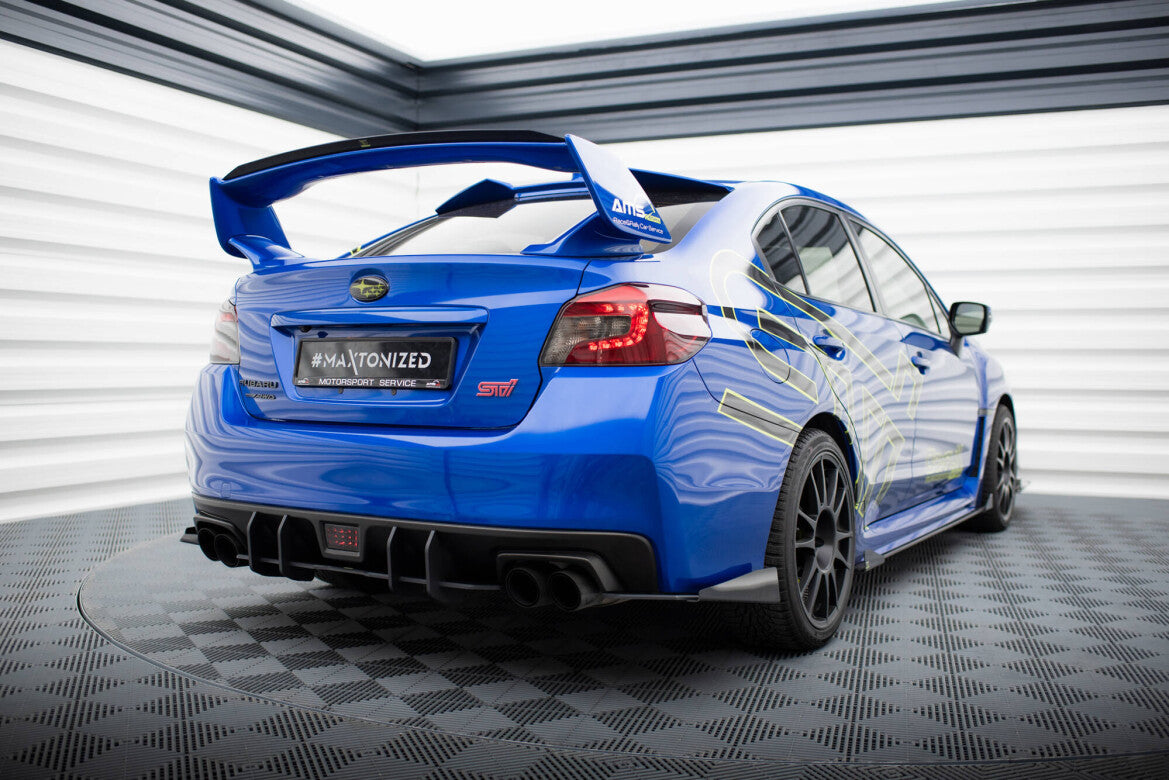 Street Pro Heckansatz Diffusor passend für Subaru WRX STI Mk1 schwarz matt