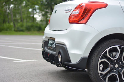 Street Pro Heckansatz Diffusor passend für SUZUKI SWIFT 6 SPORT schwarz matt