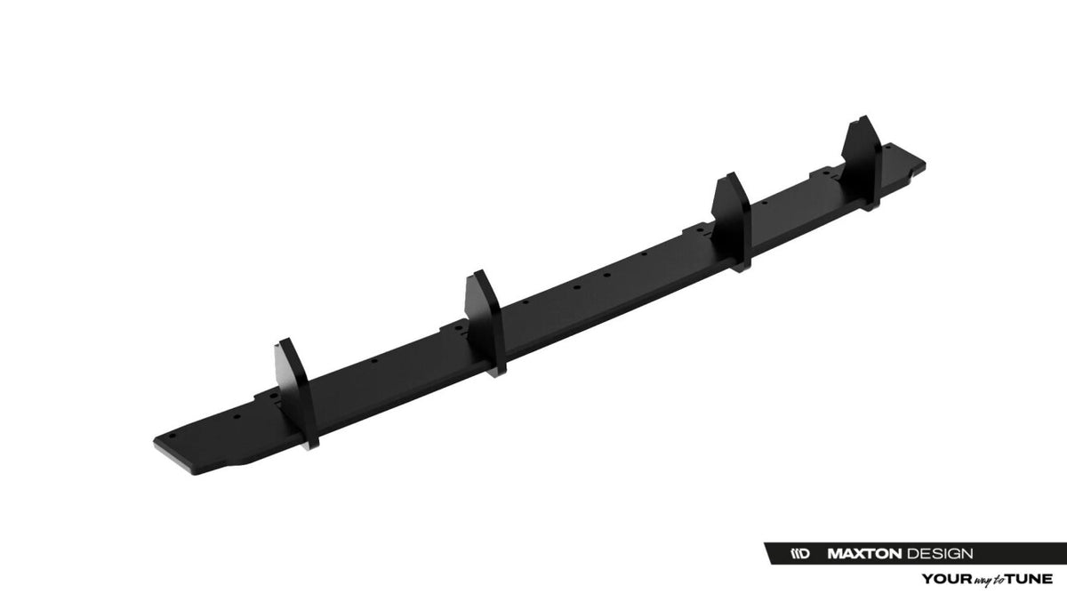 Street Pro Heckansatz Diffusor passend für Toyota GR Yaris Mk4 Facelift schwarz-rot