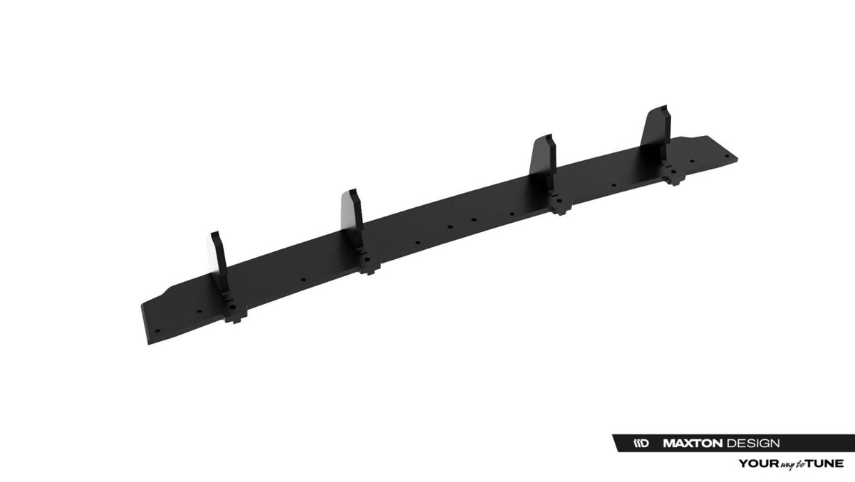 Street Pro Heckansatz Diffusor passend für Toyota GR Yaris Mk4 Facelift schwarz-rot
