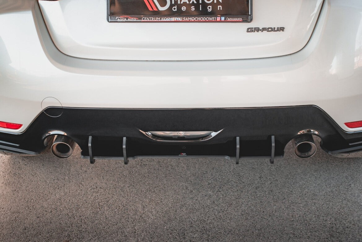 Street Pro Heckansatz Diffusor passend für Toyota GR Yaris Mk4 schwarz matt