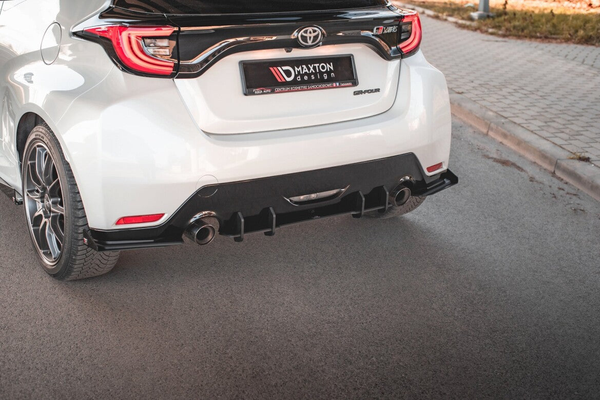 Street Pro Heckansatz Diffusor passend für Toyota GR Yaris Mk4 schwarz matt