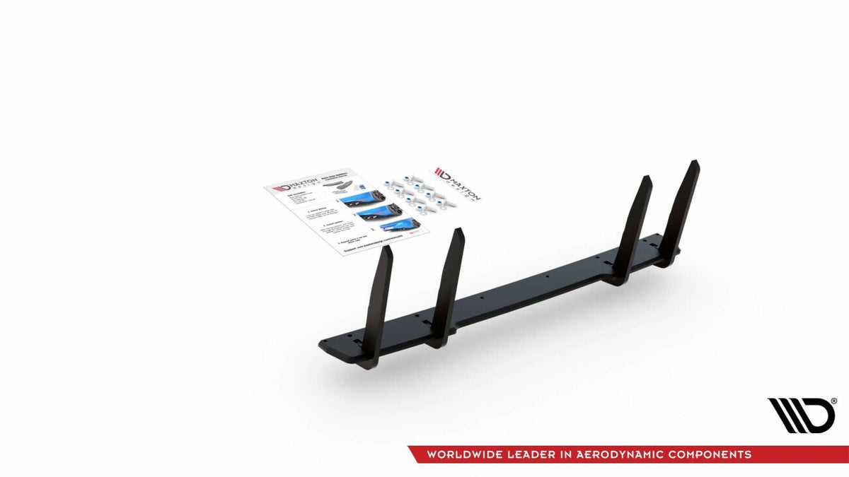 Street Pro Heckansatz Diffusor passend für Toyota GR Yaris Mk4 schwarz matt